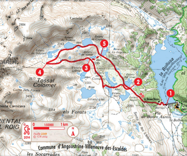 carte plan rando